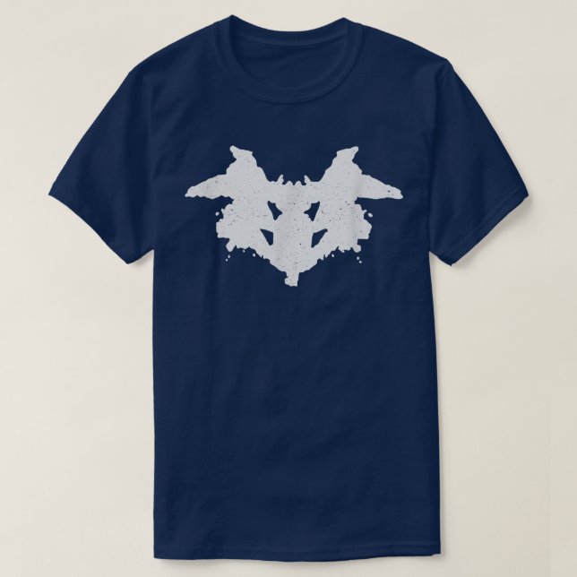 Rorschach Inkblot Test Psychology T-Shirt Vintage  (Design Front)