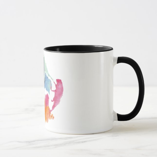 Rorschach  InkBlots Test Plate 8 Mug (Right)