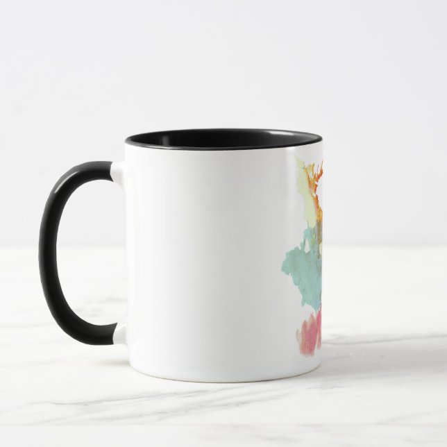 Rorschach  InkBlots Test Plate 9 Mug (Left)