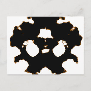 Rorschach Test of an Ink Blot Card