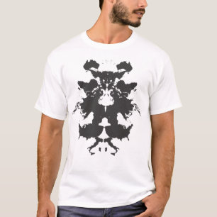 Rorschach world map t-shirt
