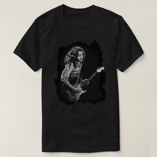 Rory Gallagher drawing Classic T-Shirt (Design Front)
