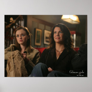 Rory & Lorelai Watch a Movie Poster