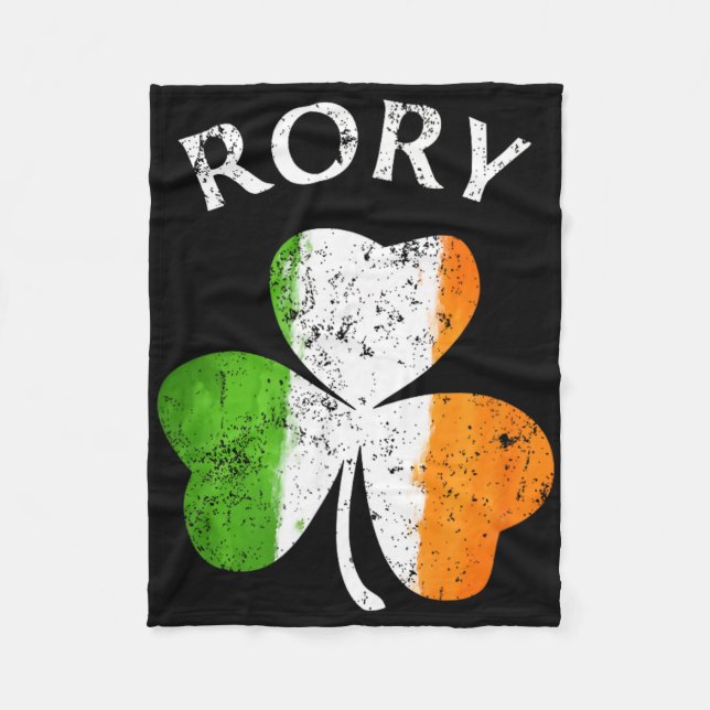 Rory Name Gift - Lucky Irish Pride  Fleece Blanket (Front)