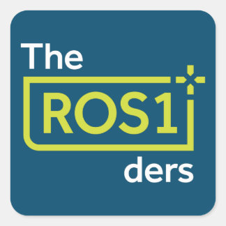 ROS1ders Sheet of Square Stickers Teal Design #2