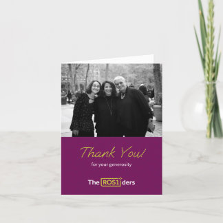 ROS1ders Thank you Note Design #3 Card