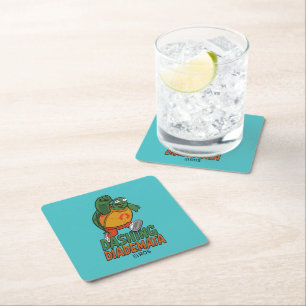 ROS 2 Dashing Diademata Square Paper Coaster