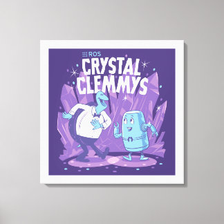ROS Crystal Clemmys on Wrapped Canvas