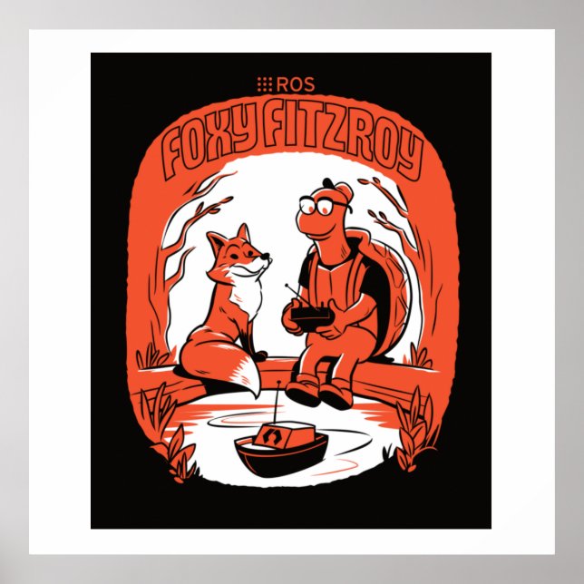 ROS Foxy Fitzroy Release Poster (Front)