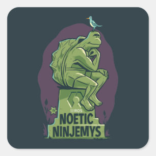 ROS Noetic Ninjemys Square Sticker