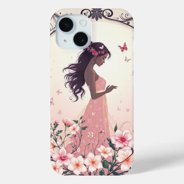 Rosa Belle Case-Mate iPhone Case (Back)