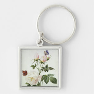 Rosa: Bengale the Hymenes, from 'Les Roses' Key Ring