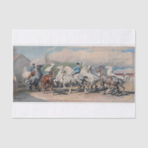 Rosa Bonheur Horses Returning from Horse Fair Tissue Paper