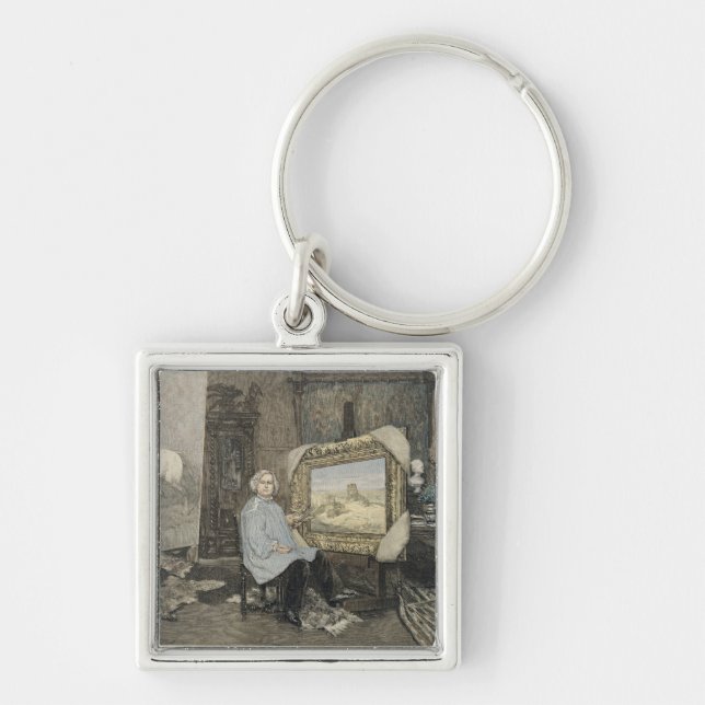 Rosa Bonheur  in her studio Key Ring (Front)