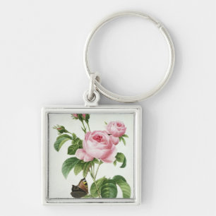 Rosa Centifolia Key Ring