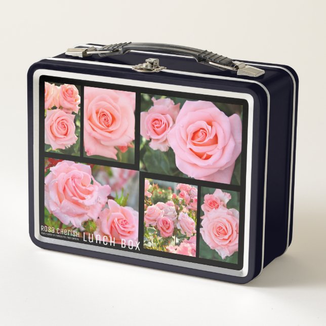 Rosa Cherish Metal Lunch Box (Front)