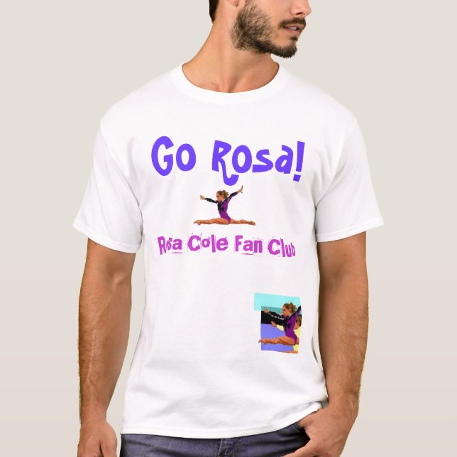 Rosa Cole Fan Club - Customised T-Shirt (Front)