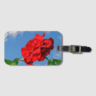 Rosa Don Juan with a blue sky Luggage Tag