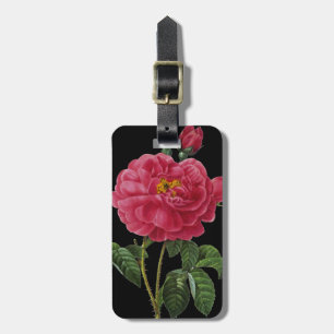 Rosa Gallica Luggage Tag