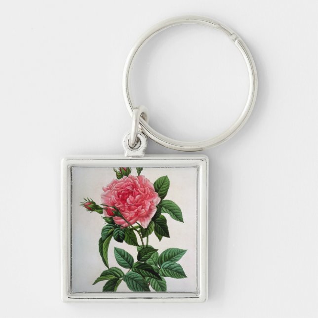 Rosa Gallica Regallis Key Ring (Front)