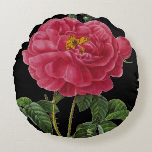 Rosa Gallica Round Cushion