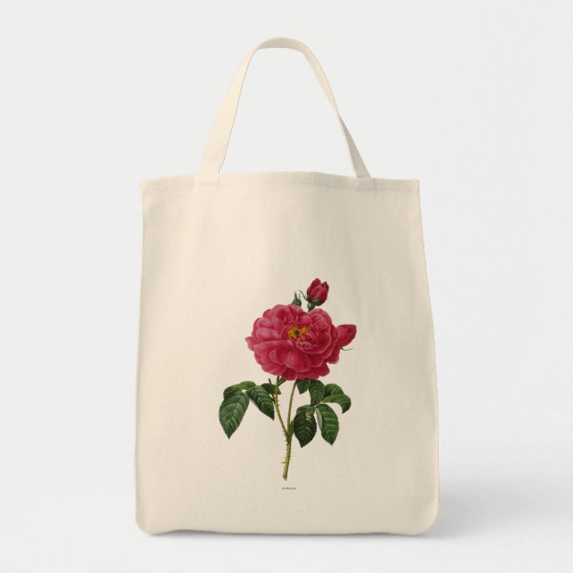 Rosa Gallica Tote Bag (Front)