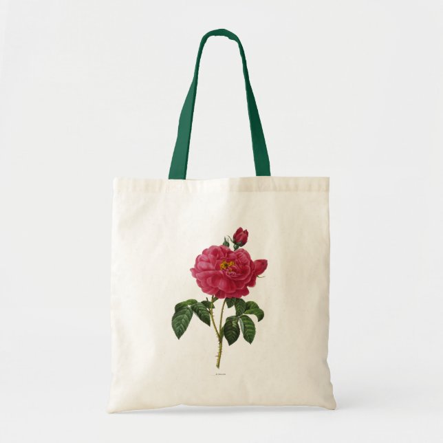 Rosa Gallica Tote Bag (Front)