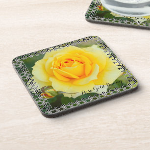 Rosa Gold Bunny [Hard Plastic Coaster Set]
