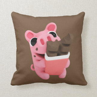 Rosa is a share chocolate cushion