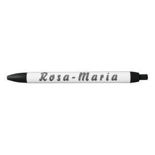 Rosa-Maria Kugelschreiber Black Ink Pen