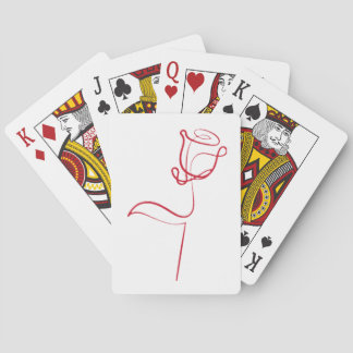"Rosa Mística": Elegance in Every Move Playing Cards