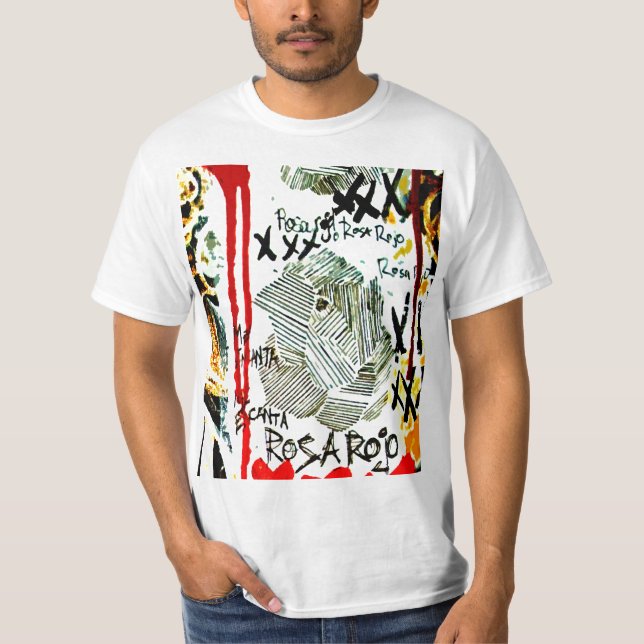 Rosa Rojo Tee Shirt (Front)