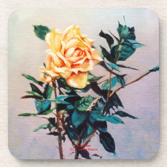 Rosa/Rose Coaster (Front)