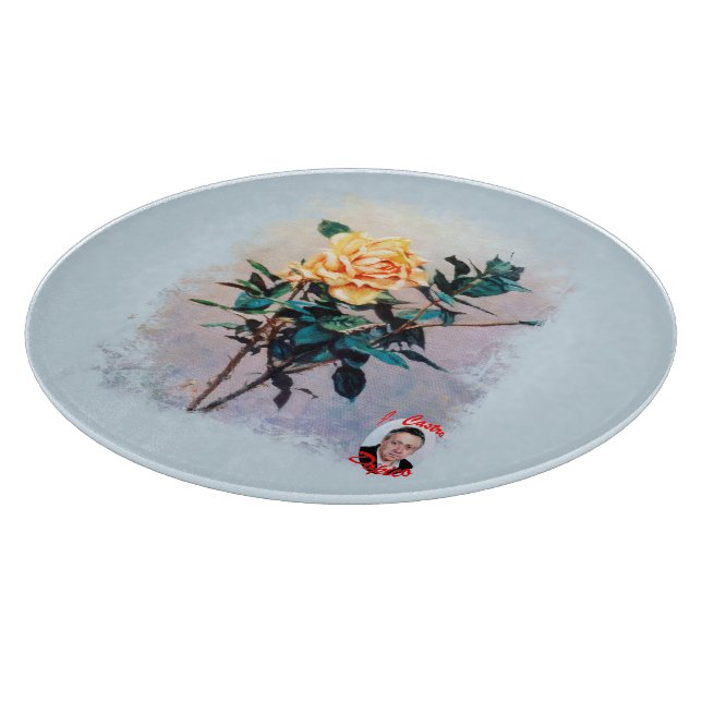 Rosa/Rose Cutting Board (Corner)