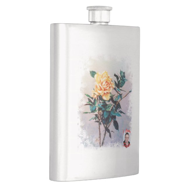 Rosa/Rose Hip Flask (Right)