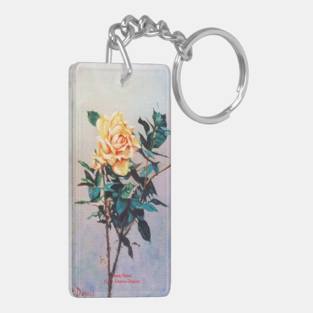 Rosa/Rose Key Ring (Back Left)