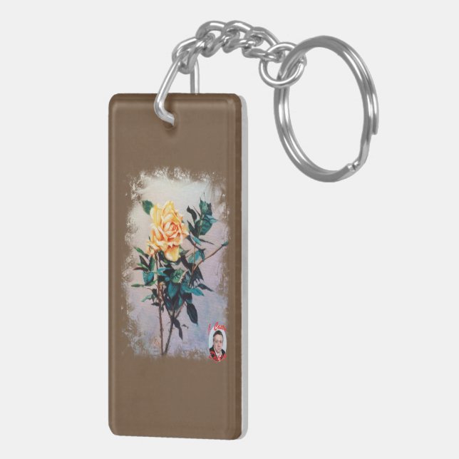 Rosa/Rose Key Ring (Back Right)