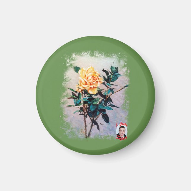 Rosa/Rose Magnet (Front)