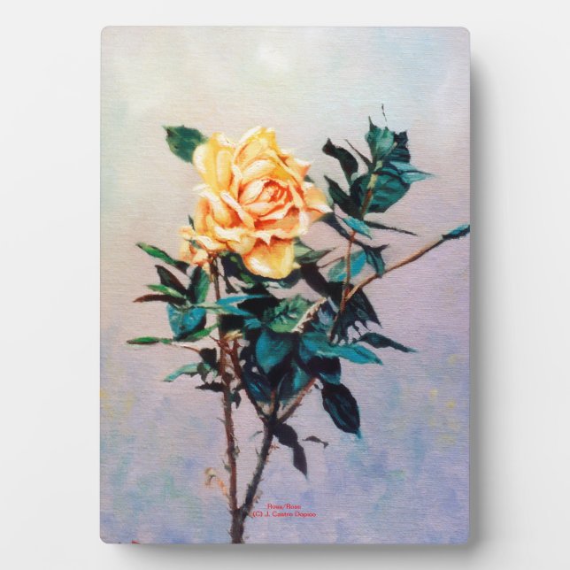 Rosa/Rose Plaque (Front)