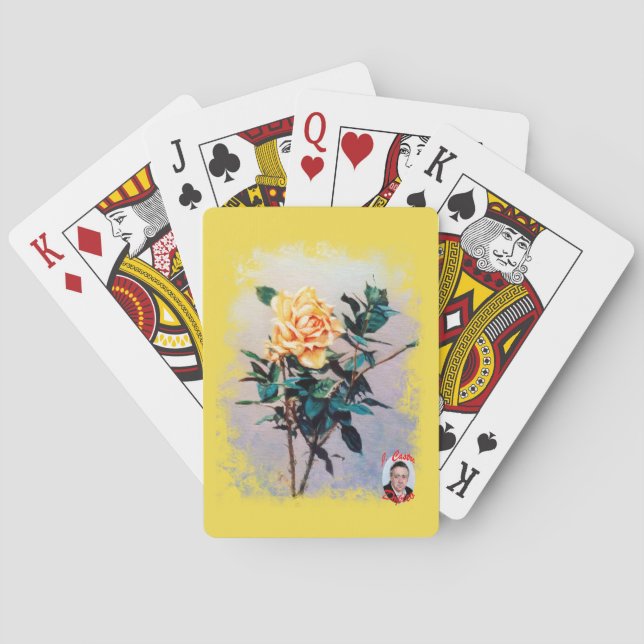 Rosa/Rose Playing Cards (Back)