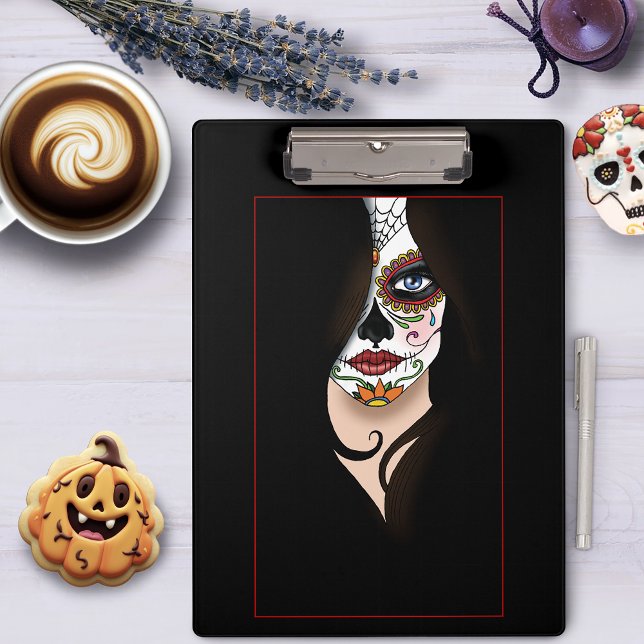 Rosa Sugar Skull Portrait Clipboard (Creator Uploaded)