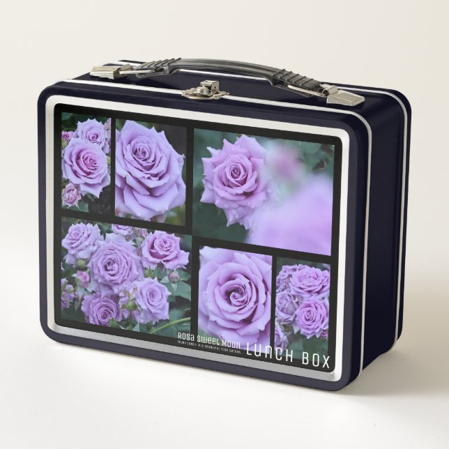 Rosa Sweet Moon Metal Lunch Box (Front)