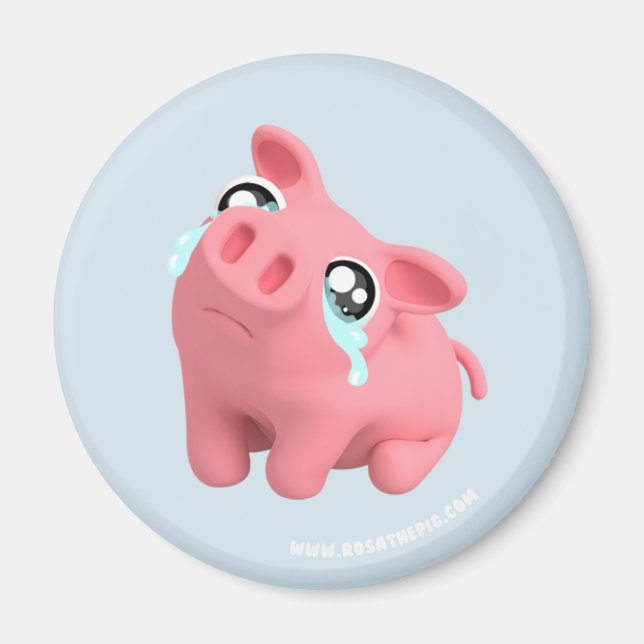 Rosa the Pig is Sad Magnet (Front)