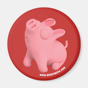 Rosa the Pig is Sno Magnet