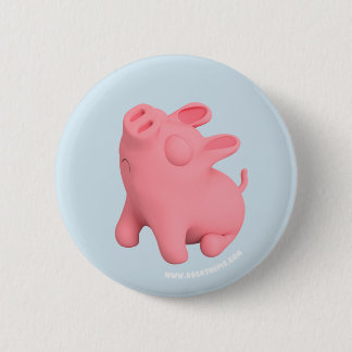 Rosa the Pig is Snobby 6 Cm Round Badge