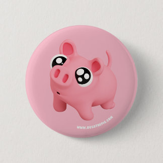 Rosa the Pig puppy Eyes 6 Cm Round Badge