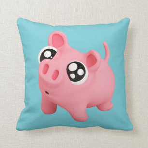 Rosa the Pig Puppy Eyes Cushion