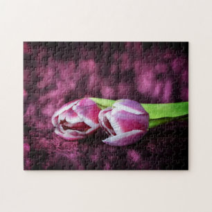 Rosa Tulpen Jigsaw Puzzle