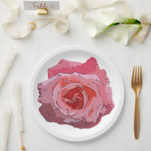 RosaCartoon. Paper Plate