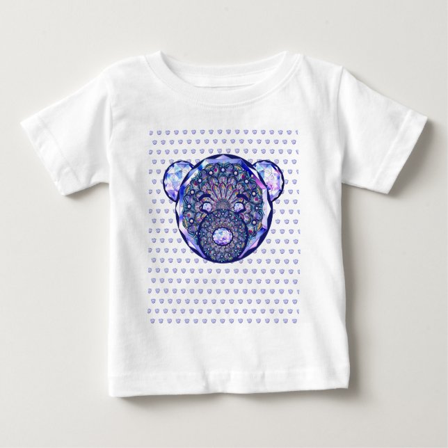 Rosace blue or red for baby&child baby T-Shirt (Front)